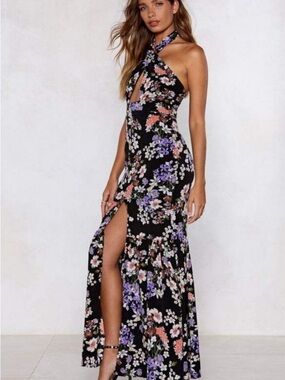 Nasty Gal Floral Maxi Dress, beautiful for any occasion